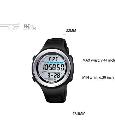 Sunshine Smile Schritteller Clock - Waterproof Pedometer Wristwatch for Fitness & Seniors | No App Accurate Calorie Counter - Buy Online on GoSupps.com