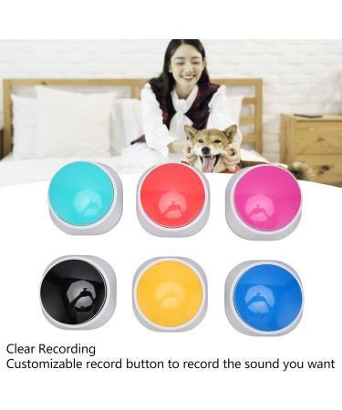 Gugxiom 6-Piece Dog Talk Set | 30-Second Buzzer Dog Training Toys | Colorful Intelligence Gifts for Dogs - Yellow & More - Buy Online on GoSupps.com