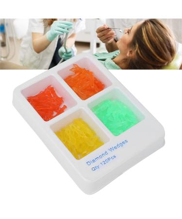 120pcs Dental Wedges Set 4 Sizes Plastic Poly Wedges with Holes for Dental Clinics | International Shipping Available - Buy Online on GoSupps.com