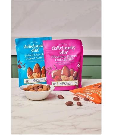  Deliciously Ella Deliciously Ella Fruits and nuts dipped in chocolate 90g - Buy Online on GoSupps.com