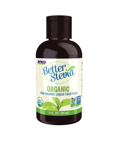 Now Foods Organic Better Stevia Zero-Calorie Liquid Sweetener 2 fl oz (60 ml) - Buy Online on GoSupps.com