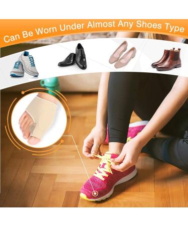 Bunion Corrector Sleeve with Gel Pad Cushion for Hallux Valgus, Hammer Toe Pain Relief | Men and Women | Day & Night Use - Buy Online on GoSupps.com