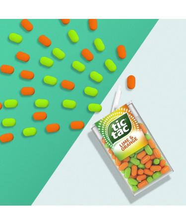 6 Lime & Orange Tic Tac Mint Sweets - VR Angel Lime & Orange 6 Count - Buy Online on GoSupps.com