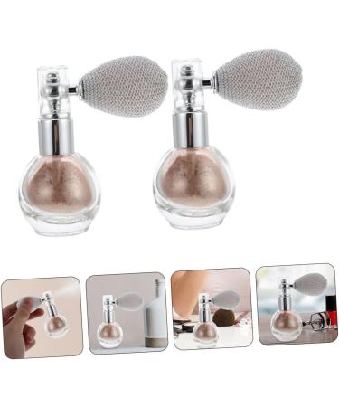 FOMIYES 2pcs Spray Glitter Spray Mist Bottle for Hair Glitter Makeup Glass Bottle Highlighter As Shown 1 7.5x6cm - Buy Online on GoSupps.com