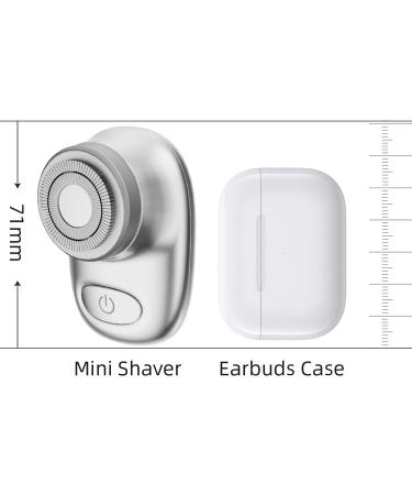 Mini Electric Shaver - Portable Waterproof Razor for Men & Women | Rechargeable Travel Shaving Solution - Buy Online on GoSupps.com
