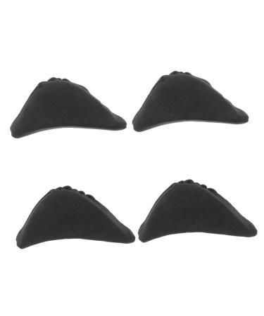 Didiseaon 2pair Too Big Shoe Filler Heel Womens+Pumps Boot Insoles for Men Soft Sponge Adjustable Shoe Filler Shoes Inserts for Women Reusable Big Toe Women Pumps Filling Support Pad Men's Black 7.00X3.50X2.00CM