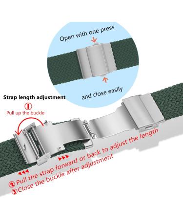Hearkent Atomic Digital Talking Watch - British English Speaking, Radio-controlled, Big Numbers, Nylon Black - Ideal for Elderly and Visually Impaired - Buy Online on GoSupps.com