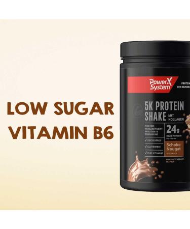 5K Protein Shake Chocolate Nougat - 360g Multi-Component Protein Powder for Optimal Fitness - Buy Online on GoSupps.com