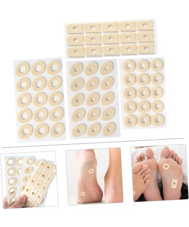 GLEAVI 4sheets Latex Corn Stickers Toe Corn Remover Cushions Pads Corn Shoes Sticker Silicone Gel Feet Corn Pad Toe Corn Cushions Foam Stickers Gel Corn Foot Patch Latex Sponge Emulsion - Buy Online on GoSupps.com