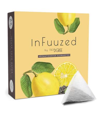 720 DGree Infuuzed Taste Iced Lemon - 25 Bags (12.5L) - Zero Calorie No Sugar Refreshment | Perfect for Your Drinking Bottle - Buy Online on GoSupps.com