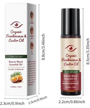 Huile de ricin et encens bio pour les yeux - Contre les rides - limine les cernes - Apaise le contour des yeux et hydrate la peau s che - Pour femme - Soin du corps et des yeux (taille unique 1 1 pi ce 0.98 g (Lot de 1) - Buy Online on GoSupps.com