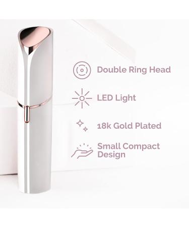 Painless Facial Hair Removal for Women | USB Rechargeable Face Trimmer for Upper Lips & Chin - Buy Online on GoSupps.com