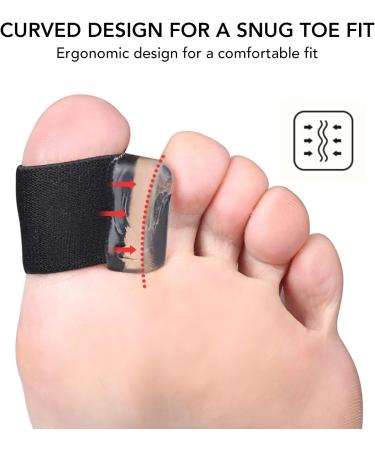6 Pairs Soft Toe Spacers for Men and Women - Correct Overlapping Toes and Bunions - Buy Online on GoSupps.com