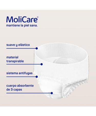 Molicare Premium Mobile Disposable Pants - Incontinence Solutions for Men & Women | Size M (80-120 cm) - 14 Pieces - Buy Online on GoSupps.com