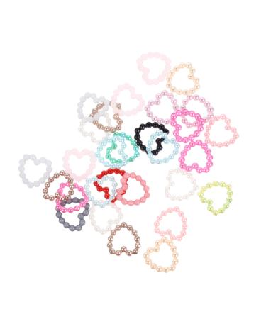 OSALADI 1 Nail Art Accessories Nail Accessories 3D Nail Charms Heart Decor Nails with Charms Pearl Trim Hawaii Nail Sticker Manicures Ornament Fake Nail Ornaments Chic Nails Decors abs gem Assorted Color