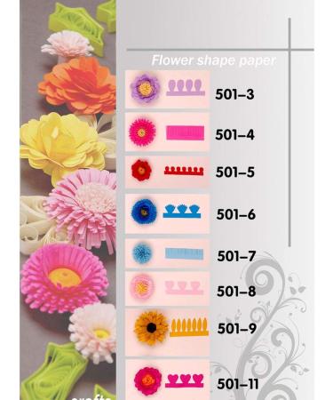 143 PCS Paper Quilling Strips Flower Design Set - Handmade Quilling Flowers for Crafts & Home Decoration - Buy Online on GoSupps.com