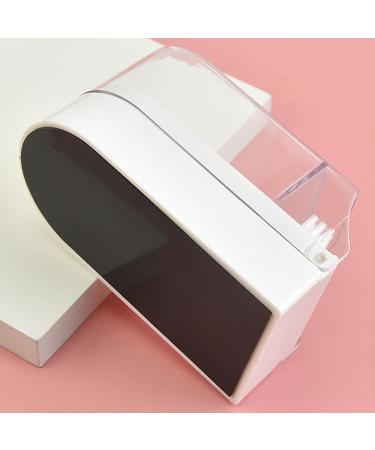Nail Drill Bit Display Box Dustproof Transparent Portable Nail Drill Bit Holder with Cleaning Brush 30 Holes Plastic Drill Bit Holder For Nails Display (White) - Buy Online on GoSupps.com