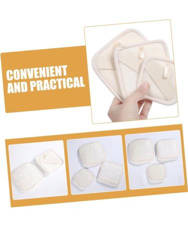 FRCOLOR 5pcs Loofah Bath Sponge Set - Exfoliating Shower Scrubber for Dead Skin Removal - Beige Loofah Body Scrubber - International Shipping Available - Buy Online on GoSupps.com