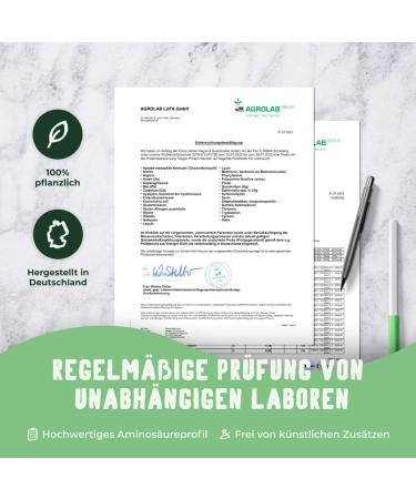 Vetain Vegan Protein Vanilla | Organic Allergen-Free Protein Powder | 600g - Delicious & Naturally Tolerated - Buy Online on GoSupps.com