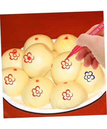 FUNOMOCYA 6pcs Biscuits Decor Cake Boxes Portable Edible Pens Edible Pens for Cookie Edible Marker Plastic - Buy Online on GoSupps.com