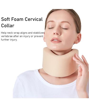 KRYMSON Neck Support Collar - Soft Cervical Collar for Pain Relief & Stability | Comfortable Neck Brace for Recovery - Buy Online on GoSupps.com