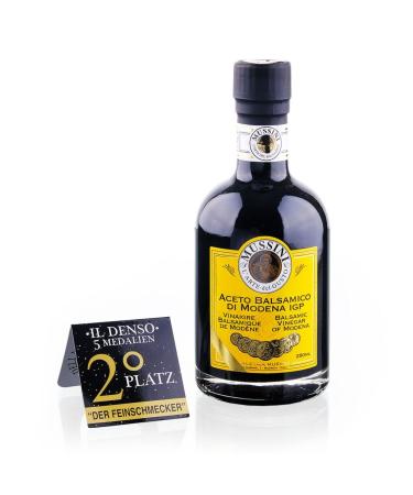 Mussini Aceto Balsamico di Modena IGP - 12 Years Aged Gold Medal Winner 250ml - Award-Winning Balsamic Vinegar from Emilia-Romagna - Buy Online on GoSupps.com