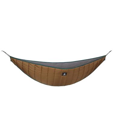 OneTigris Hideout Hammock Underquilt Full Length Lightweight 4 Season Hammock Gear Underquilt for Hammock Camping Hiking Backpacking Travel Beach Backyard Patio Portable Coyote Brown - Buy Online on GoSupps.com