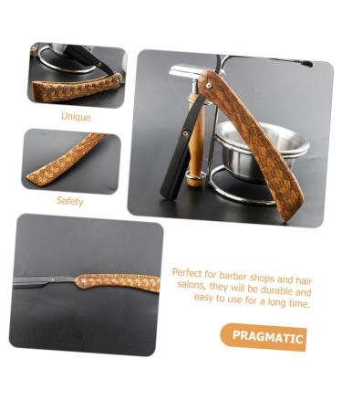 Premium Manual Shaver Razor for Men | Professional Barber Razors - Stainless Steel Beard & Shaving Razors - Buy Online on GoSupps.com