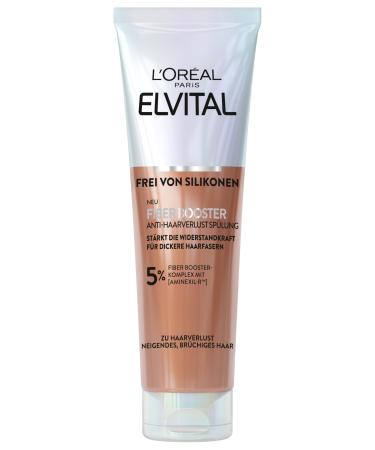 L'Oreal Paris L'Or al Paris Fiber Booster Elvital Anti-Hair Loss Conditioner for Thicker Stronger Hair Strengthens the Hair Fiber