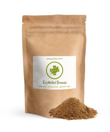Erythritol bronze 500 g - cane sugar replacement - Premium erythritus - no calories - no influence on blood sugar levels - suitable for diabetics - tooth -friendly - natural sugar alternative - vegan