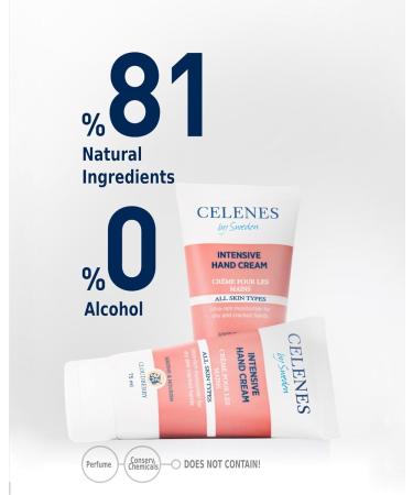 CELENES by Sweden - Cloudberry Intensive Hand Cream Alcohol-free Fragrance-Free and Paraben Free All Skin Types - 75 ml - Buy Online on GoSupps.com