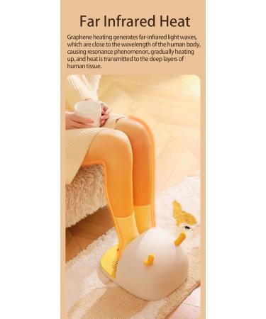 CAULO Portable Graphene Foot Heater - Fast Heating Electric Foot Warmer for Winter | Smart Temperature Control (Pink) - International Shipping - Buy Online on GoSupps.com