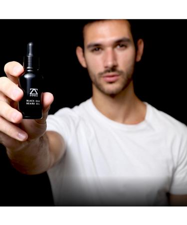 ZOUSZ Black Oud Beard Oil - 30ml, Non-Greasy Formula with Avocado, Argan & Macadamia Oils - Vegan-Friendly Grooming & Styling Gift for Men - Buy Online on GoSupps.com