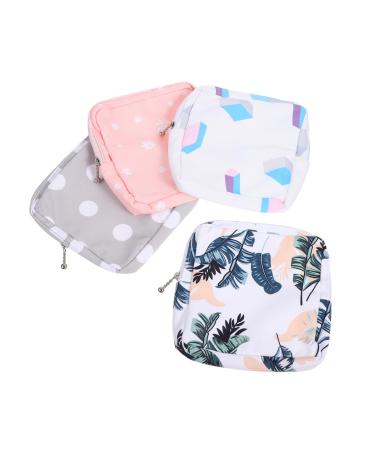Abaodam 8pcs Sanitary Napkin Storage Bag Travel Purses Delicate Holder Accessory Pad Pouch Teenage Pads Zipper Coin Purse Cosmetic Bag Portable Axe in Assorted Colors 2pcs 15X15X4CMx2pcs