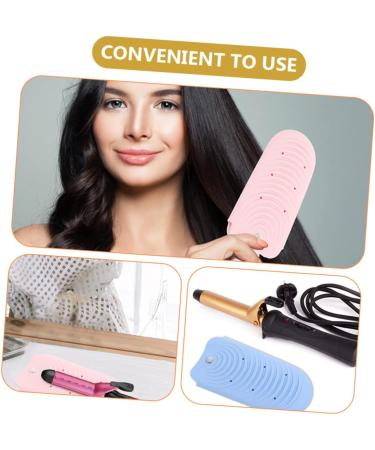 POPETPOP 6 Pcs Curling Iron Storage Organizer & Travel Bag | Hot Tool Holder & Curling Pad for Hair Styling - Buy Online on GoSupps.com