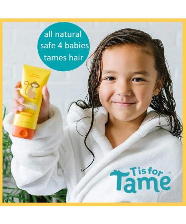 Tame Kids Hair Bundle: Natural Hair Taming Cream & Spray for Frizz, Flyaways & Static - Safe for Babies & Toddlers - Includes Bag & Soft Brush - Buy Online on GoSupps.com