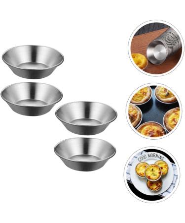 OUNONA 40 Pcs Egg Tart Mold Reusable Baking Molds Mini Pie Mini Chocolates Cheese Cake Molds Metal Muffin Tin Practical Fudge Molds Cake Mould Aluminum Alloy Stainless Steel Chrysanthemum 7X1.8CMx2pcs Silverx2pcs - Buy Online on GoSupps.com