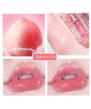Korean Fruit Shimmer Lip Oil 4Pcs Set | Moisturizing Lip Gloss & Tinted Balm | Non-sticky & Long Lasting Formula for Nourished Lips - Buy Online on GoSupps.com