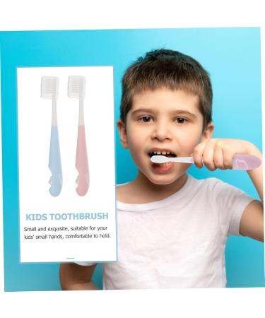 Mobestech 3-Pack Children's Toothbrushes - Soft Bristles for Gentle Cleaning | Toddler-Friendly Colors | Household Cleaning Devices - Buy Online on GoSupps.com
