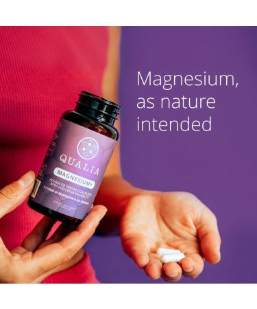 Qualia Magnesium+ | Doctor-Formulated. Premium Formula | High Bioavailability | 10 Forms of Magnesium & 70+ Minerals | Relaxed Mood restful Sleep & Exercise Recovery 56 Count (Pack of 1) - Buy Online on GoSupps.com