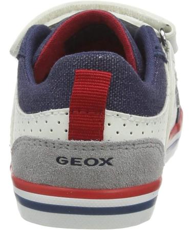 Geox Baby Boy's B Kilwi C Sneakers - 8.5 UK Child - White/Grey - Buy Online on GoSupps.com