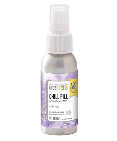 Aura Cacia Chill Pill Mist | GC/MS Tested for Purity | 59 ml (2 fl. oz.)