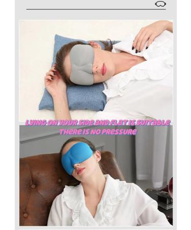 3D Sleep Mask - 100% Light Blocking for Night Blindness - Men & Women - Buy Online on GoSupps.com