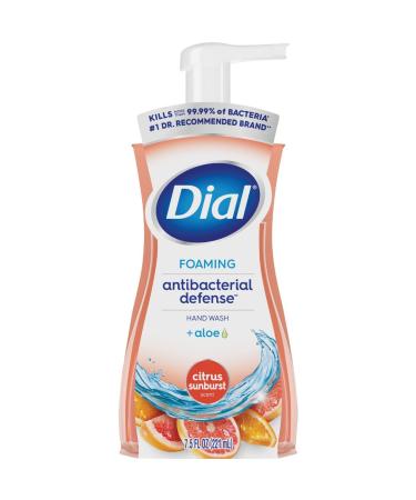 Dial Antibacterial Foaming Hand Wash Citrus Sunburst 7.5 fl oz