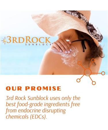 3rd Rock Sunblock Sunscreen Lotion SPF 35 - 3.3 OZ (1 Pack) | Organic Zinc Sunscreen for Face and Body | Chemical-Free Sun Protection with Moisturizer | All-Natural Scented Formula for Adults - Buy Online on GoSupps.com