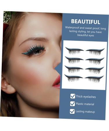 Didiseaon 8 Pairs Glitter Eyeliner Stickers Waterproof Tape Beauty Makeup Supplies Cosmetics Water Proof Miss 1 count (Pack of 1) As Shown - Buy Online on GoSupps.com