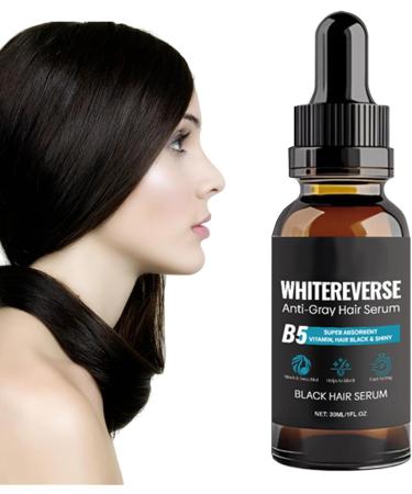  G n rique Reverse Gray Hair Oil Nourishing Lightweight Moisturizing Drops Non Greasy Anti Grey Formula Restore Natural Color Thicker Hair Ideal for Women Men and Daily Use 30ml - Buy Online on GoSupps.com