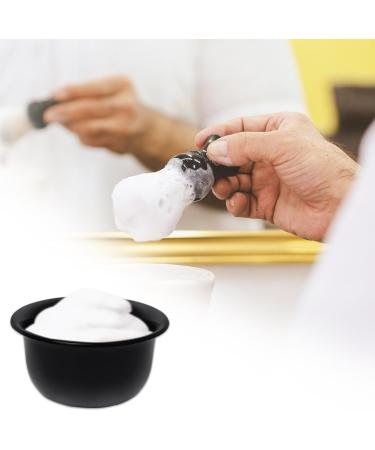 Qaziuy Black Shaving Foam for Men | Manual Shaving Cream Bowl & Brush | Premium Black Shaving Soap Cup - Buy Online on GoSupps.com