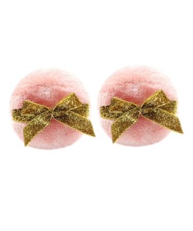 FRCOLOR 6 Pcs Baby Powder Puff - Plush Infant Powder Puffs 10x10cm Pink - Ideal for Drying & Comfort - Buy Online on GoSupps.com