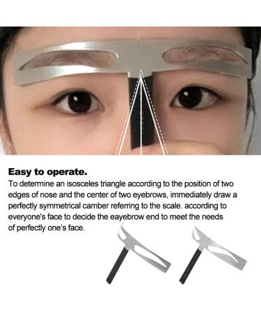 Buy Eyebrow Lineal Stencil | Three-Point Positioning Tool for Perfect Eyebrows | Semi-Permanent Makeup Accessories - Buy Online on GoSupps.com